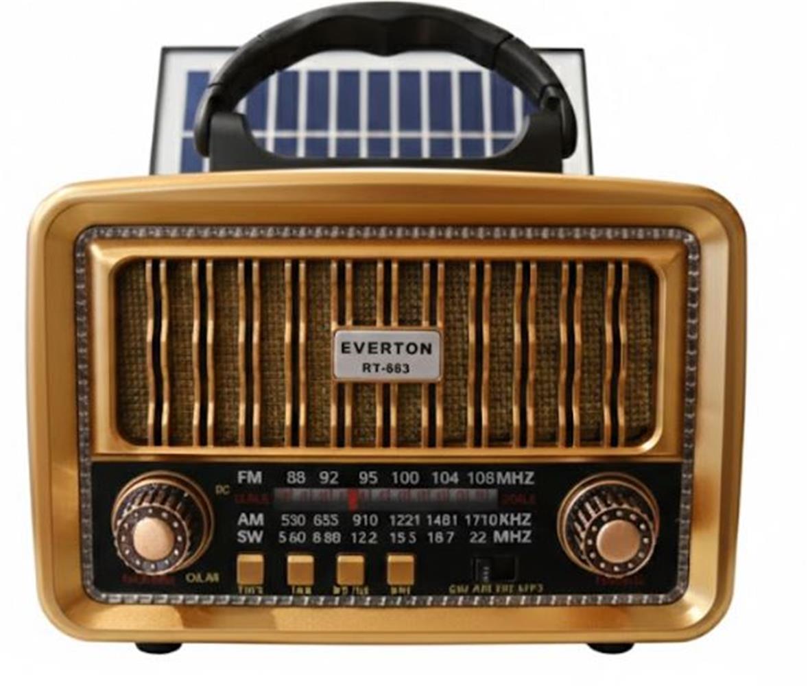 Everton RT-683  Bluetooth Usb-Micro Sd Nostaljik Radyo