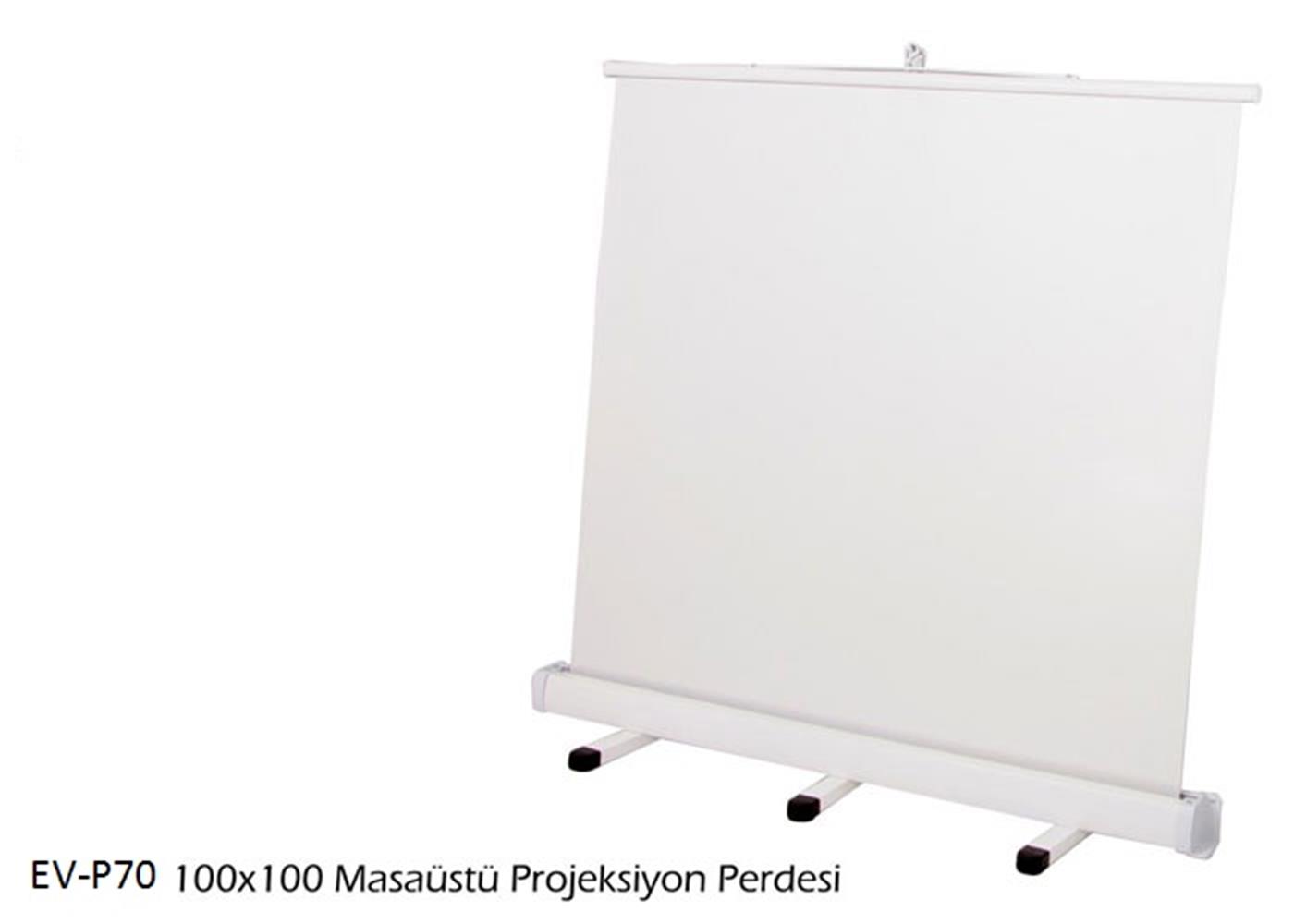 100-100 Masaüstü Portatif Projeksiyon Perdesi