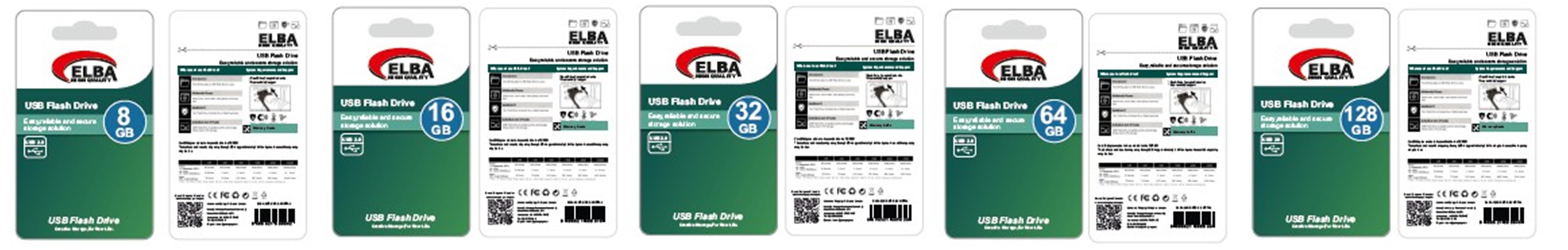 ELBA 64GB USB 2.0 PLASTİK FLASH BELLEK
