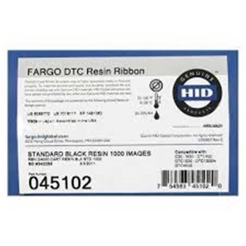 Fargo 045102 DTC1000 Siyah Ribon