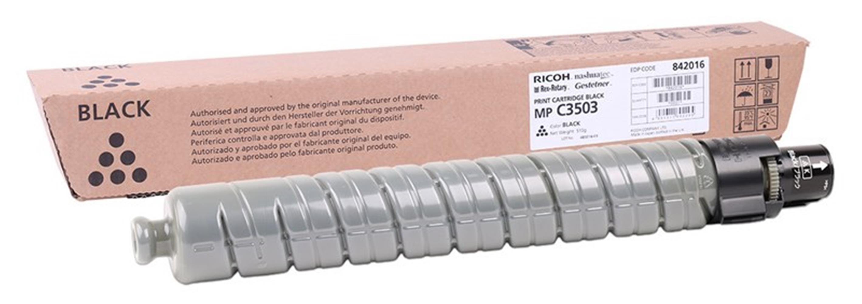 Ricoh MP C3503 Black Siyah Fotokopi Toneri MP C3003-3004 29.500 Sayfa